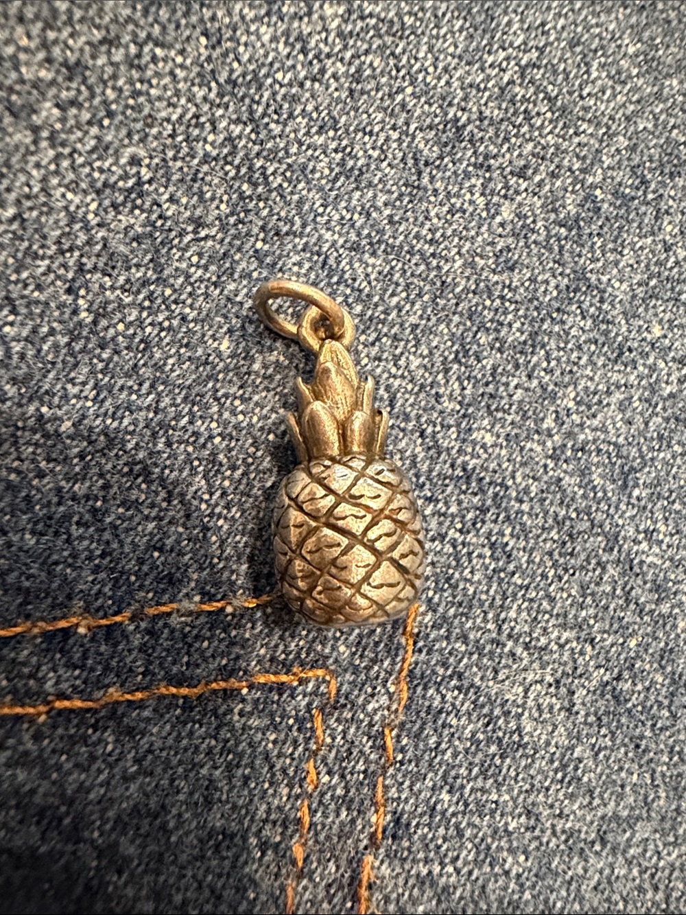 James Avery retired sterling pineapple charm